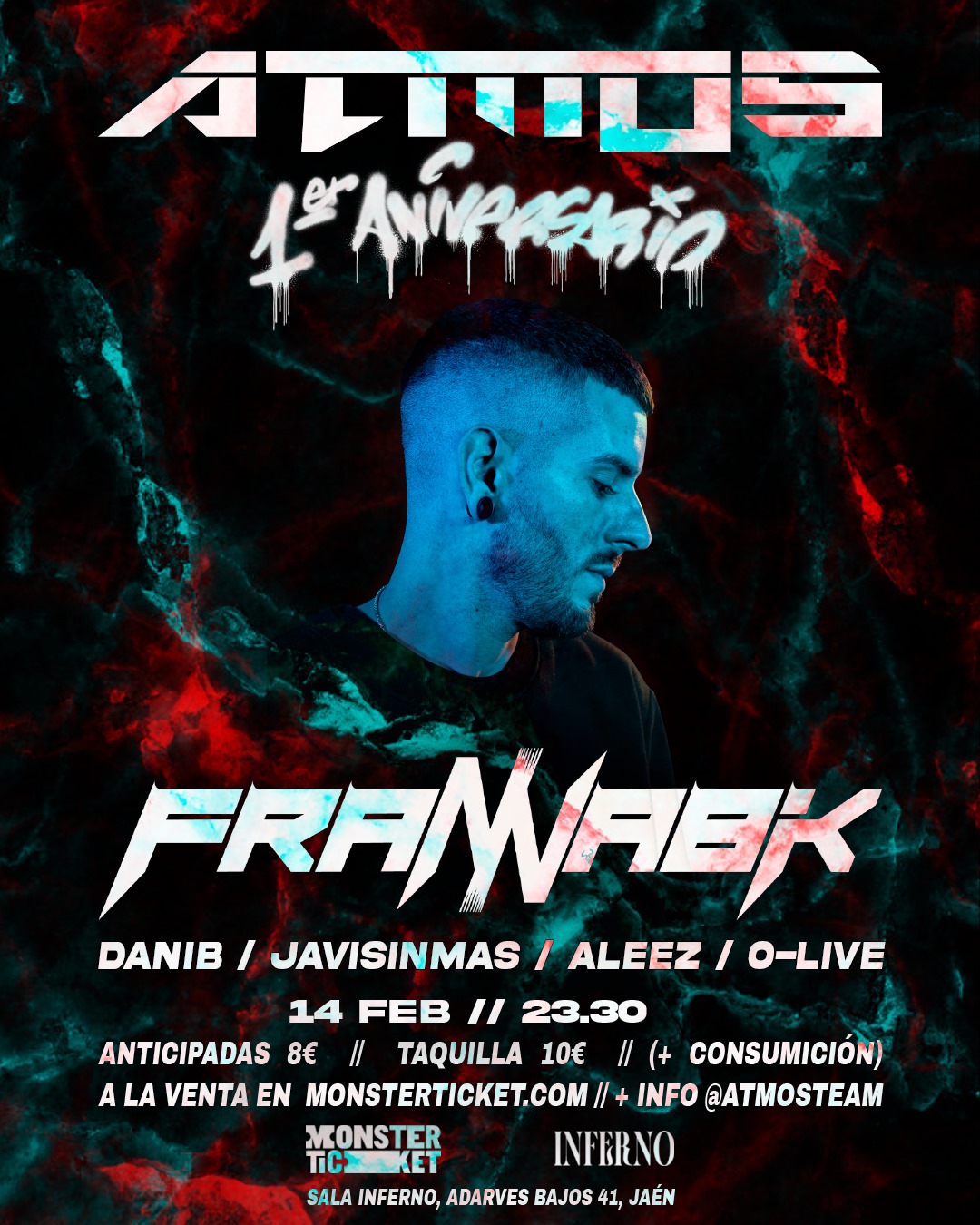 ATMOS 1ER ANIVERSARIO presenta FRANNABIK