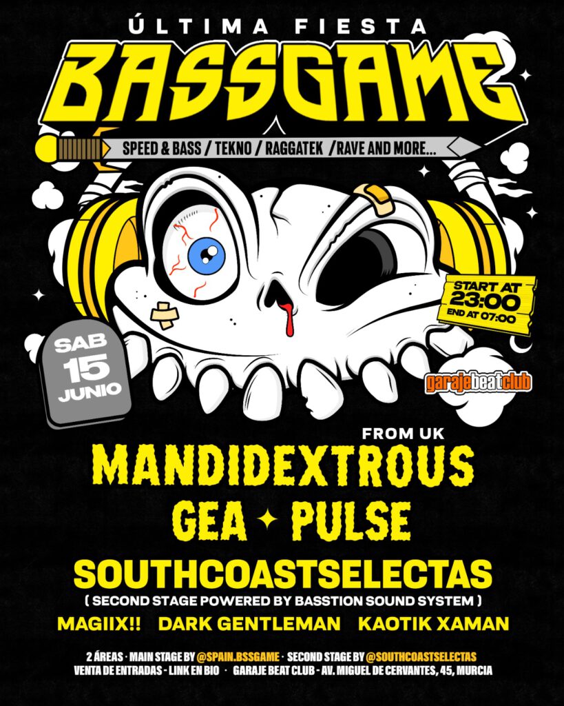 BASSGAME presenta: Mandidextrous, Gea, Pulse and More