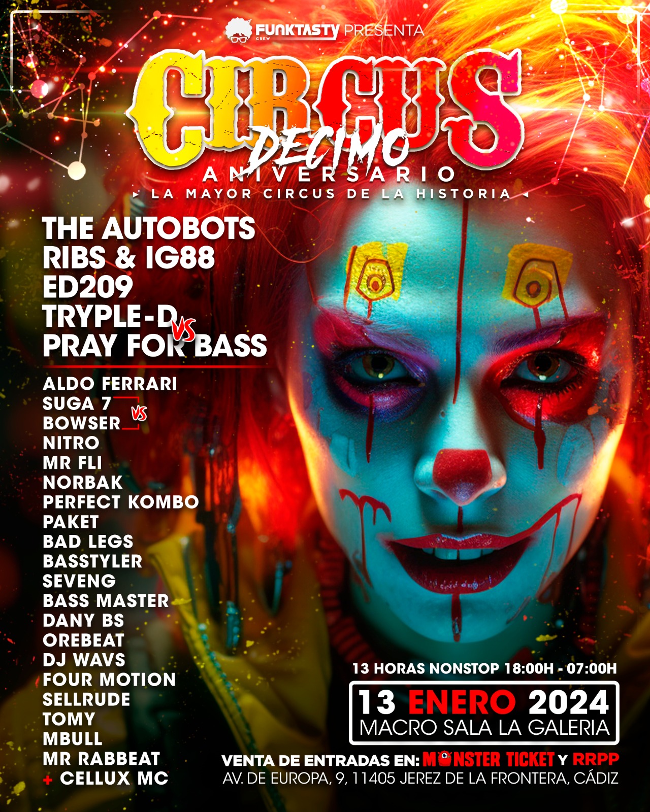 Circus 10 Aniversario Funktasty Crew