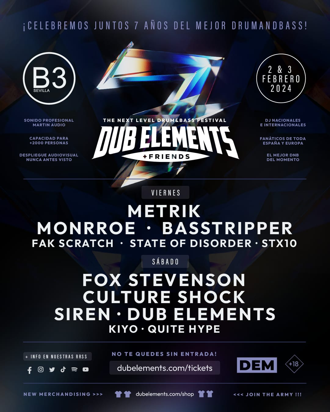 Dub Elements & Friends (7º Aniversario)