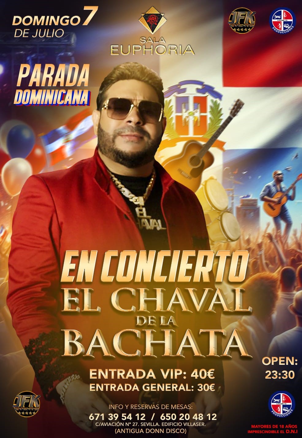 El Chaval de la Bachata en Concierto