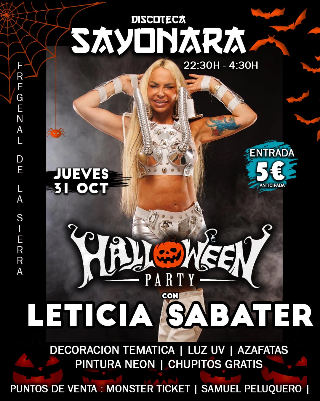 Halloween Party con Leticia Sabater