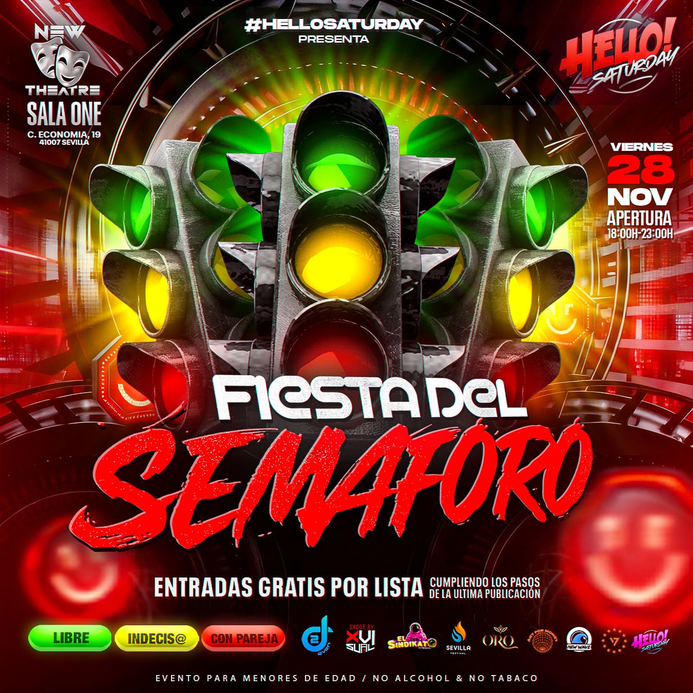 #HelloSaturday Fiesta del Semáforo