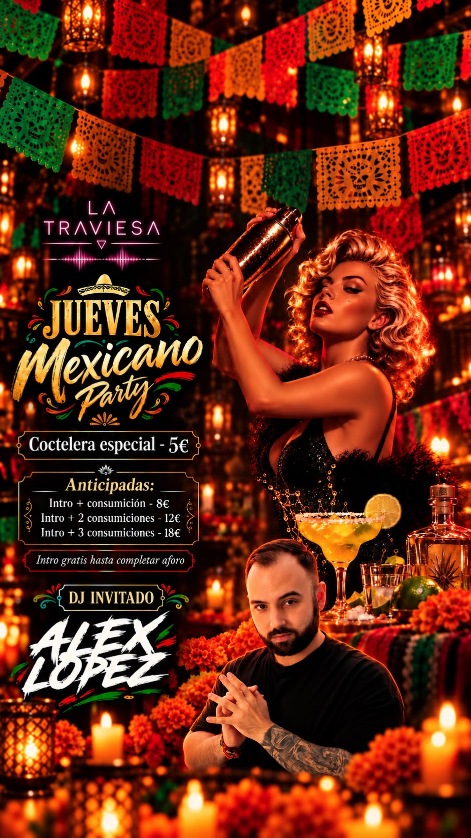La Traviesa - Jueves Mexicano Party | Jueves 1 Octubre