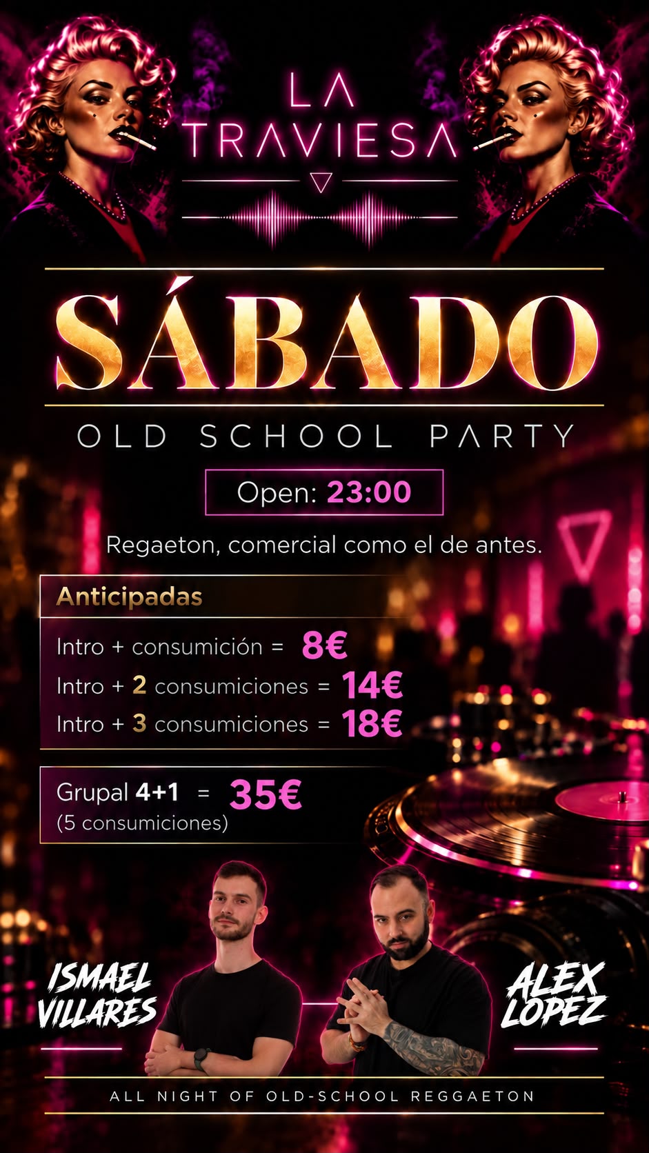 La Traviesa - Old School Party | Sábado 26 Septiembre