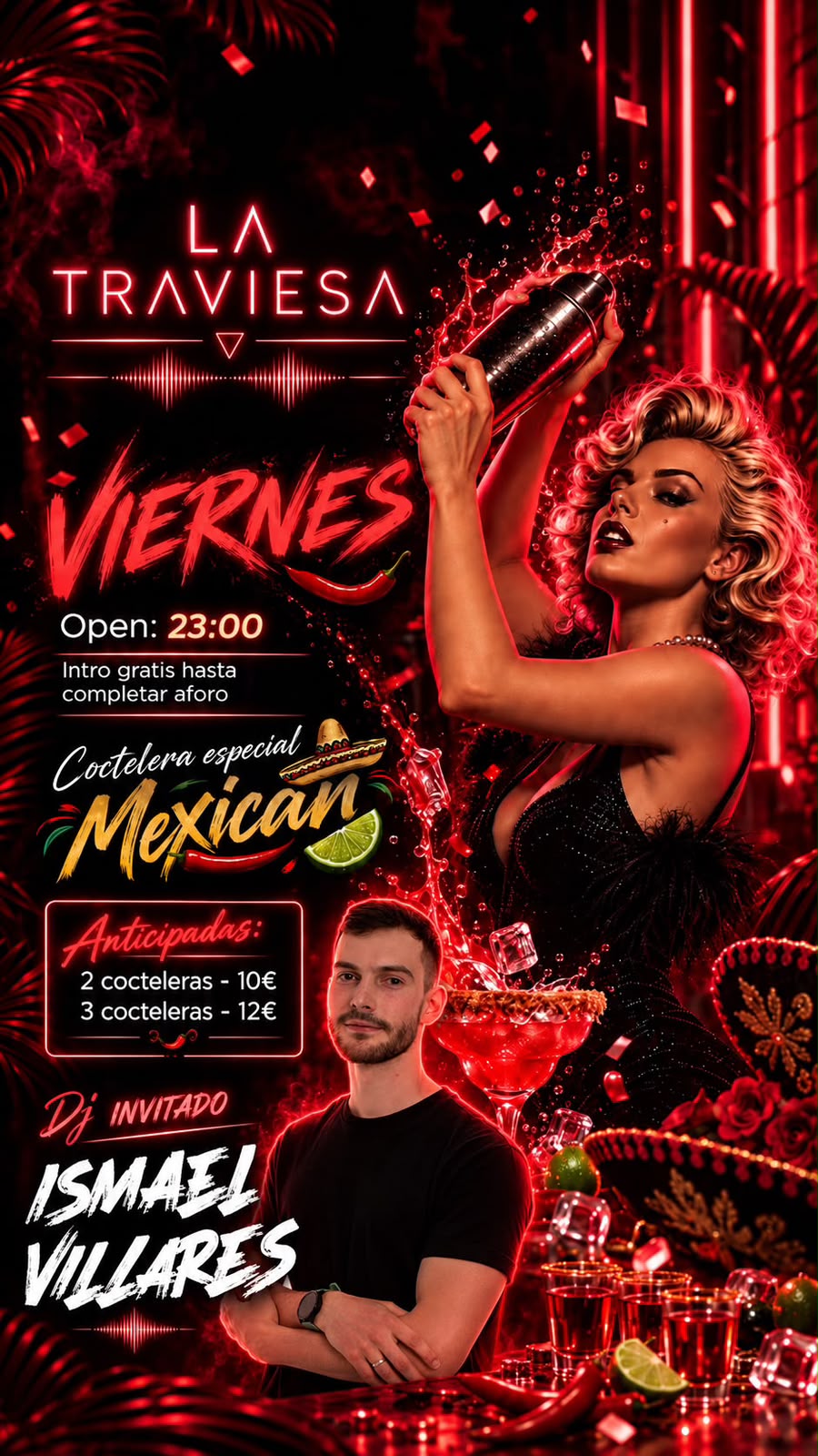 La Traviesa - Viernes  Mexicano Party | Viernes 2 Octubre