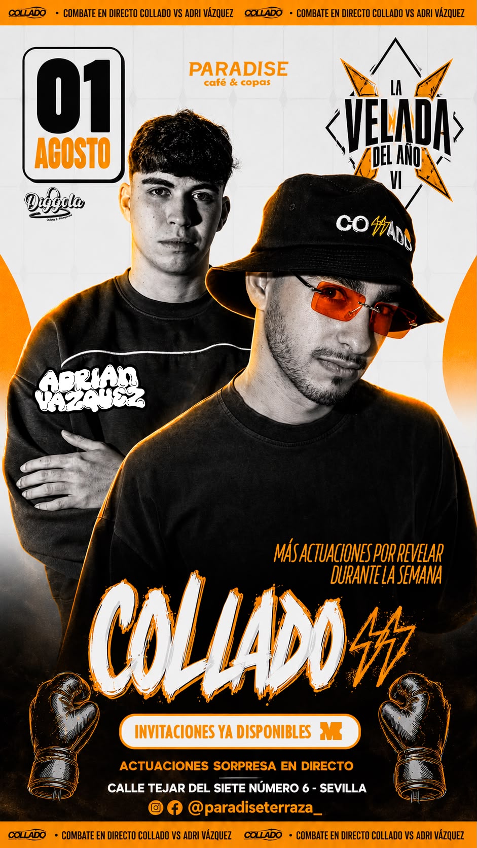 La Velada del Ańo. Collado vs Adri Vázquez