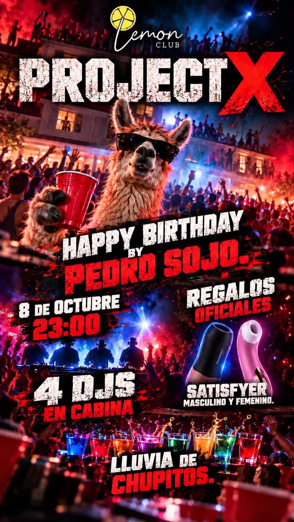 Lemon Club Project X | Jueves 08 Octubre