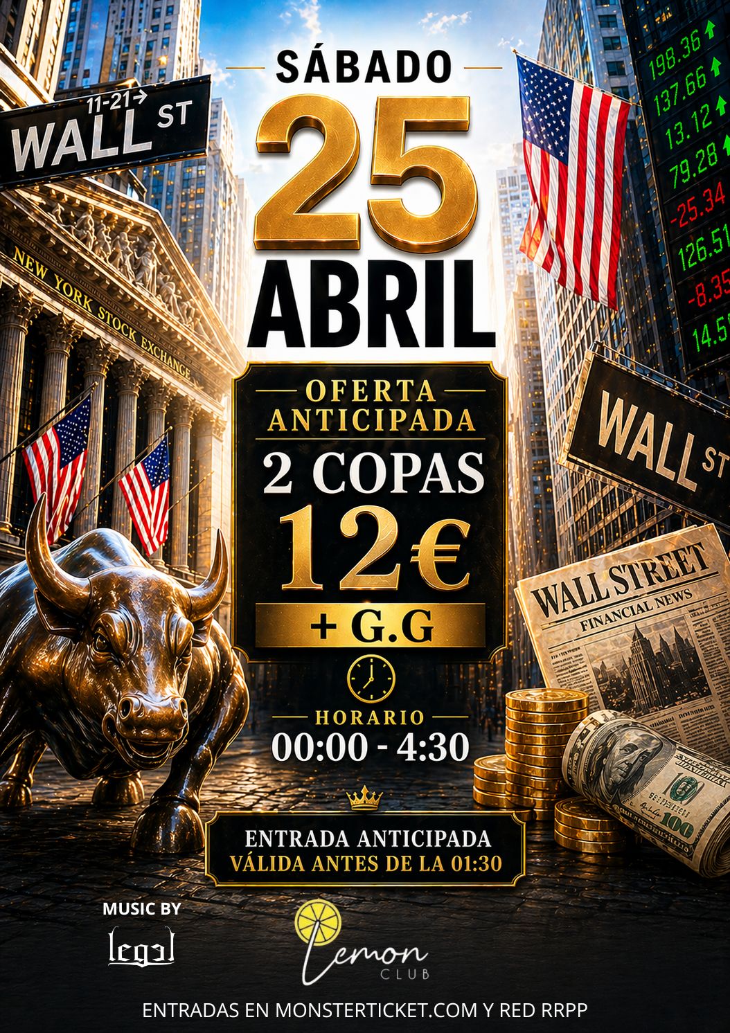 lemon-wall-street-vol-ix-cierre-temporada--sabado-25-abril