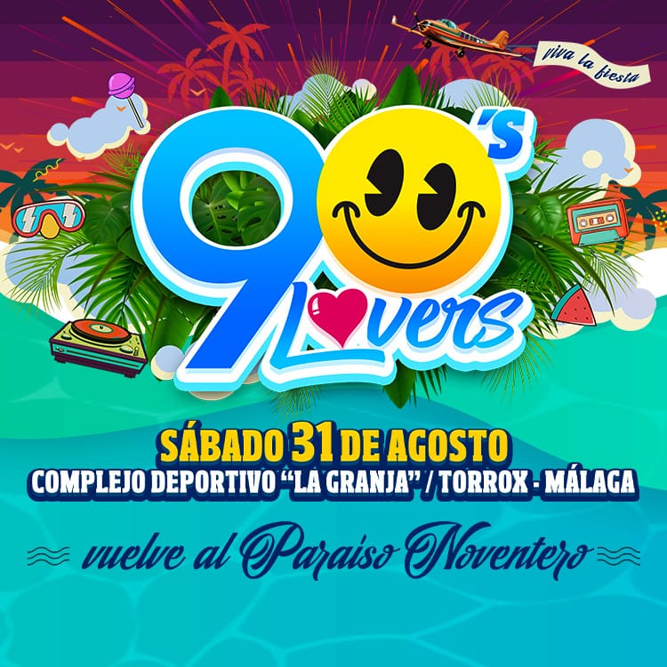 Sala Bolero presenta 90s Lovers 2024