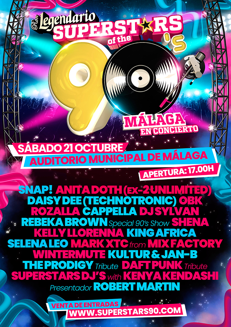 SUPERSTARS of the 90s - MÁLAGA