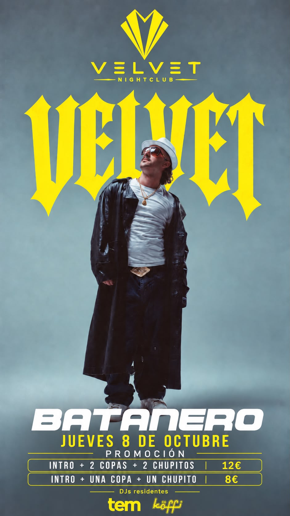 Velvet x Batanero | Jueves 08 Octubre