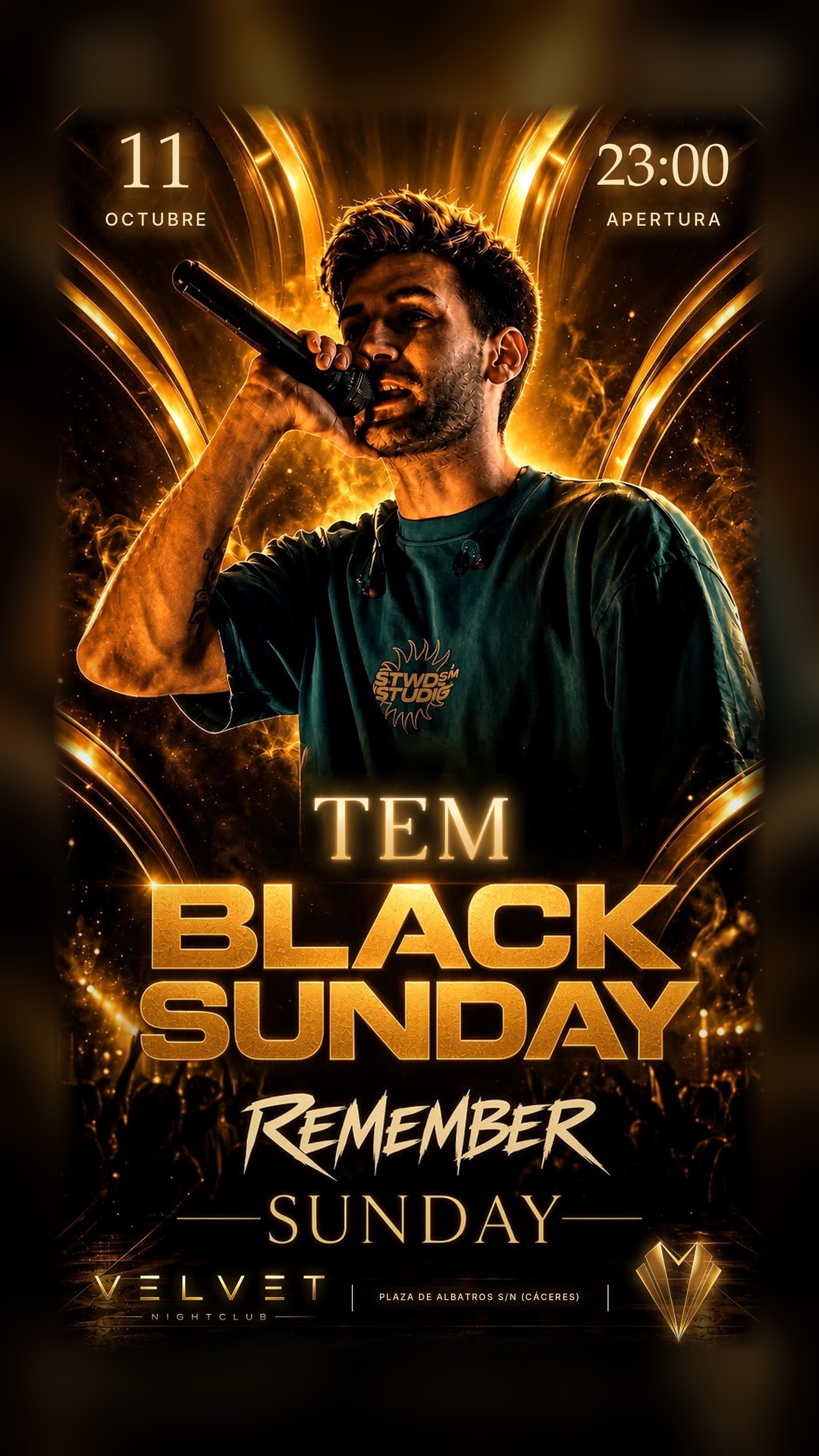 Velvet Black Sunday Remember | Domingo 11 Octubre