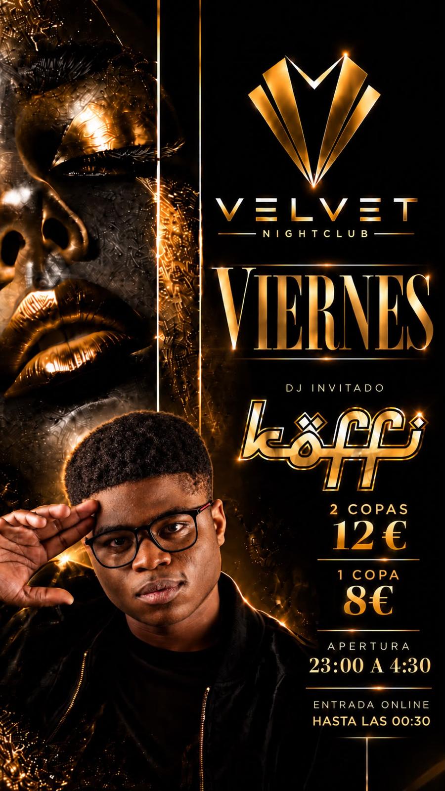 Velvet con Köff | Viernes 02 Octubre
