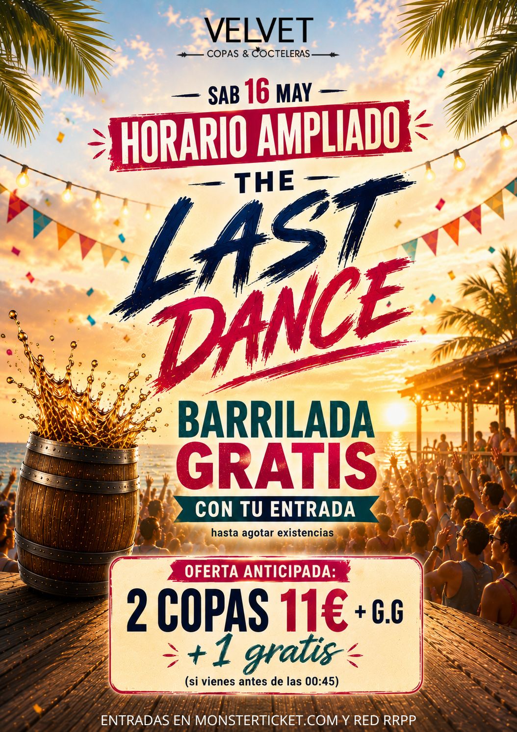 Velvet Last Dance | Sábado 16 Mayo