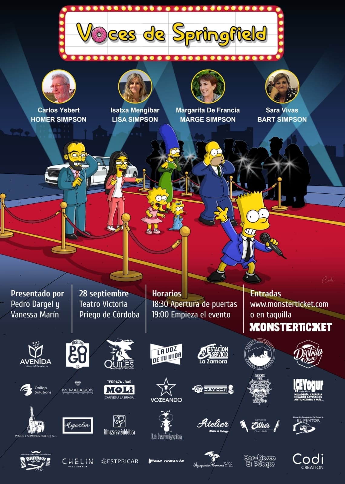 Voces de springfield monsterticket