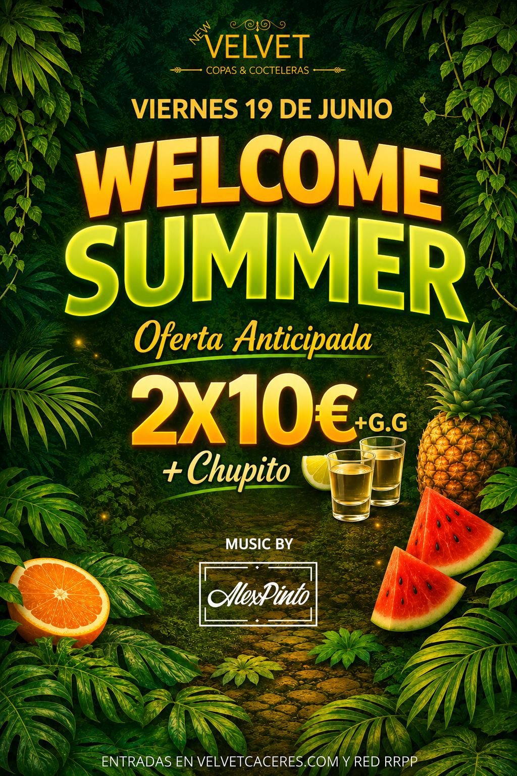 Welcome Summer | Viernes 19 Junio